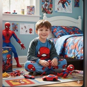 Spiderman 2- piece set Pajama size 2T NEW SET SOFT AND COZY for any day